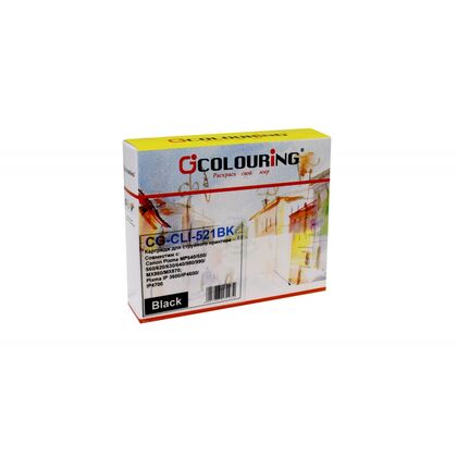 Картридж Canon CG-CLI-521BK (IP3600/ IP4600/ MP540/ MP620/ MP630/ MP980) с чипом Colouring