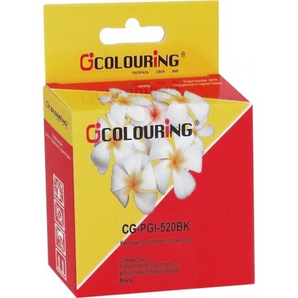 Картридж Canon CG-PGI-520BK (Ip3600/ IP4600/ MP540/ MP550/ MP620/ MP630/ MP980) с чипом Colouring