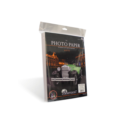 Фотобумага REVCOL двусторонняя, матовая, A4, 220 гр/ м², 100л (127911) для струйной печати