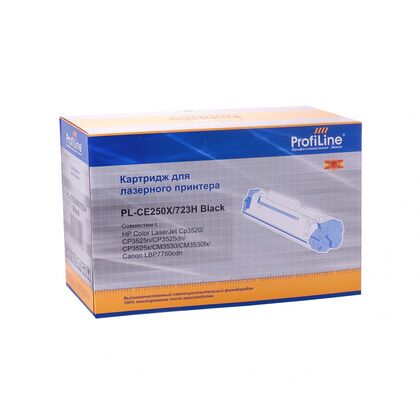 Картридж HP CLJ CE250X (CP3520/ CP3525n/ CP3525dn/ CP3525x/ CM3530/ CM3530fx) Black ProfiLine