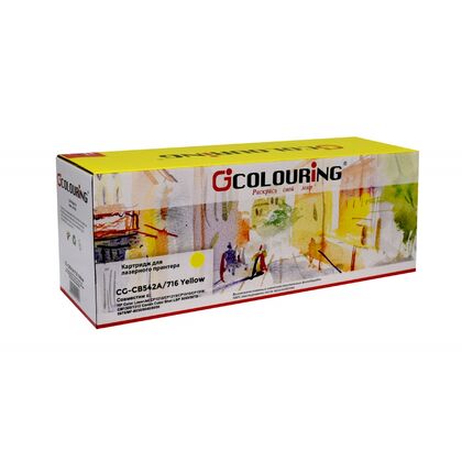 Картридж HP CLJ CB542A/ Canon 716 CP1215/ CP1515/ CP1518/ CM1312 Canon LBP 5050/ 5970/ 5975, MF-8030/ 8040/ 8050) Yellow Colouring
