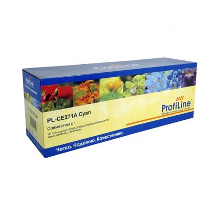 Картридж HP CLJ CE271A Cyan ProfiLine 15000стр. (CP5520/ 5525)