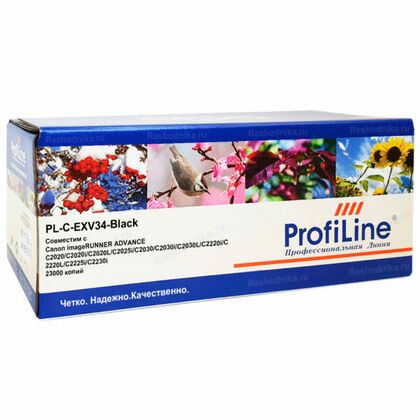 Тонер-туба Canon C-EXV34 Black (iRAC2020/ C2025/ C2030/ C2220C2225/ C2230)