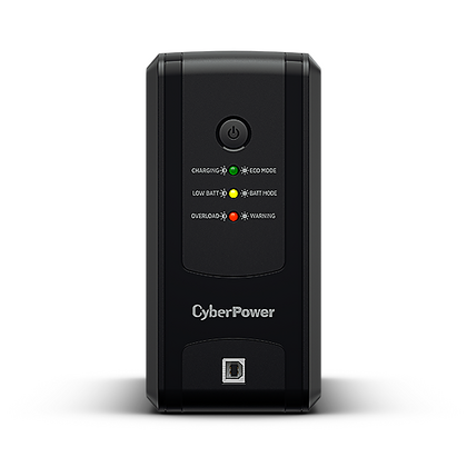 ИБП CyberPower UT850EG 850 ВА/ 425 Вт, 3*Schuko (Euro), AVR, USB, RJ45/ RJ11 ( Аккумулятор 12 V/ 7,0 Ah*1)