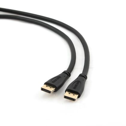 Кабель DP 3м Gembird/ Cablexpert черный, экран, пакет (CC-DP-10)