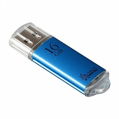 Флеш-накопитель Smartbuy 16Gb USB2.0 V-Cut Голубой (SB16GBVC-B)