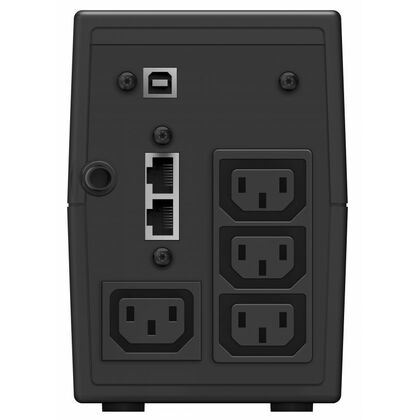 ИБП Ippon Back Power Pro II 600 ВА/ 360 Вт, 4*IEC 320 C13 (компьютерный), AVR, USB, RJ45 ( Аккумулятор 12 V/ 7,0 Ah*1)