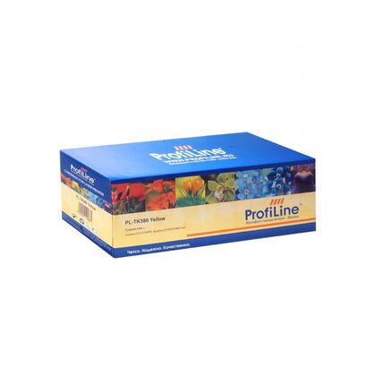 Тонер-картридж Kyocera TK-580 Yellow ProfiLine 2800стр. (FS-C5150DN/ ECOSYS P6021cdn) + бункер отработанного тонера
