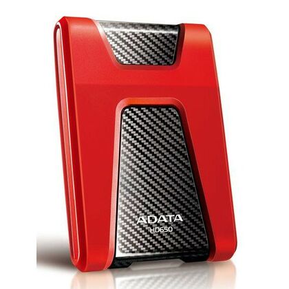 Внешний жесткий диск 2.5" 1Tb AData HD650 USB 3.0 Красный (AHD650-1TU31-CRD)