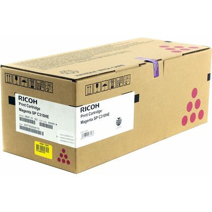 Тонер-картридж Ricoh Toner Cartridge SPC310HE (magenta) [для устройств Ricoh Aficio SP C231N, SP C231SF, SP C232DN, SP C232SF, SP C311N] (407636)