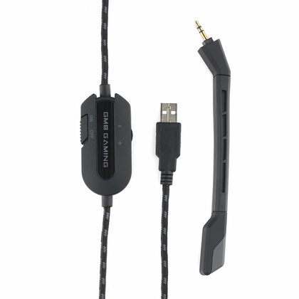 Наушники полноразмерные Gembird MHS-MHS-G700U с микрофоном, игровые, USB, черный (MHS-G700U)