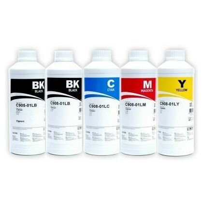Чернила Canon (C908-01LY) CLI-8C/ CL-31/ CL-38/ CL-41/ CL-51/ CL-831 Yellow, Dye, 1 л, InkTec