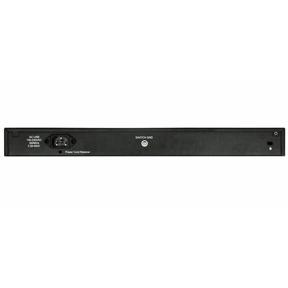Управляемый коммутатор 48 портов WebSmart: D-Link DGS-1210-52MP (48x10/ 100/ 1000Base-T, 4x1000Base-X SFP, 48 POE портов 15,4Вт, POE бюджет 370Вт)