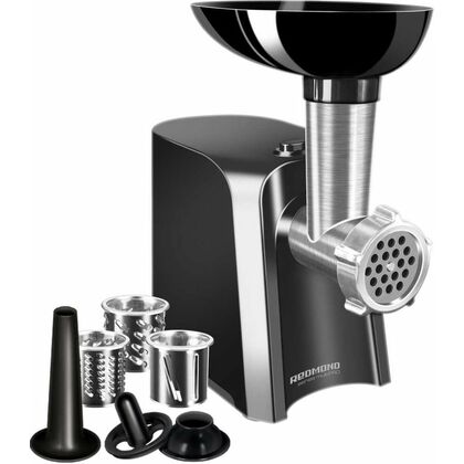 Мясорубка Redmond RMG-1223-6 1000 Вт черный/ серебристый