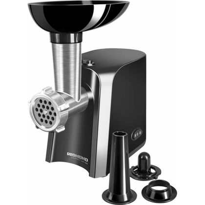 Мясорубка Redmond RMG-1223 1000 Вт черный/ серебристый