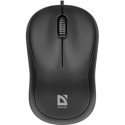 Проводная оптическая мышь Defender Patch MS-759 черный,3 кнопки,1000 dpi