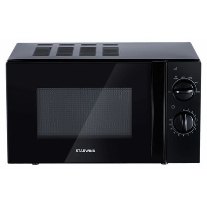 Микроволновая печь соло Polaris SMW2320 черный (20 л, 700 Вт, управление - механическое)