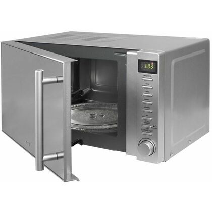 Микроволновая печь с грилем BBK 20MWG-733T/ BS-M серебристый (20 л, 700 Вт, управление - электронное)