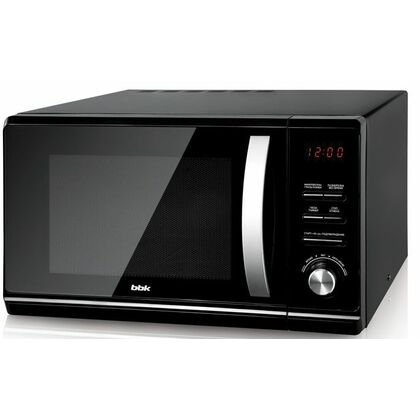 Микроволновая печь с грилем BBK 23MWG-851T/ B черный (23 л, 800 Вт, управление - электронное)