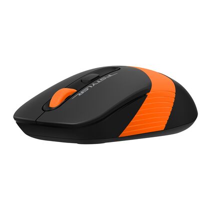 Мышь A4Tech Fstyler FG10 оптическая, беспроводная, USB, офисная, черный/ оранжевый (FG10 ORANGE)