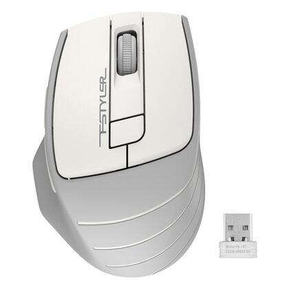 Мышь A4Tech Fstyler FG30 оптическая, беспроводная, USB, офисная, белый (FG30 WHITE)