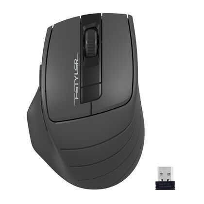 Мышь A4Tech Fstyler FG30 оптическая, беспроводная, USB, офисная, черный (FG30)