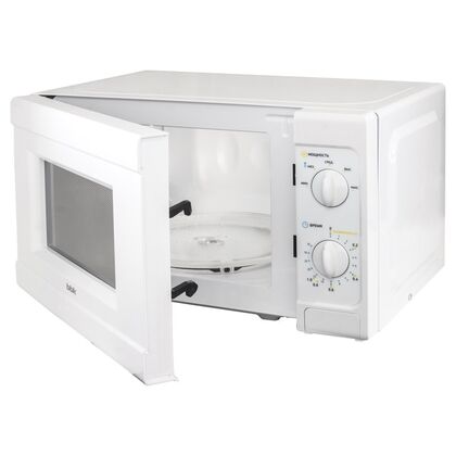 Микроволновая печь соло BBK 20MWS-705M/ W белый (20 л, 700 Вт, управление - механическое)