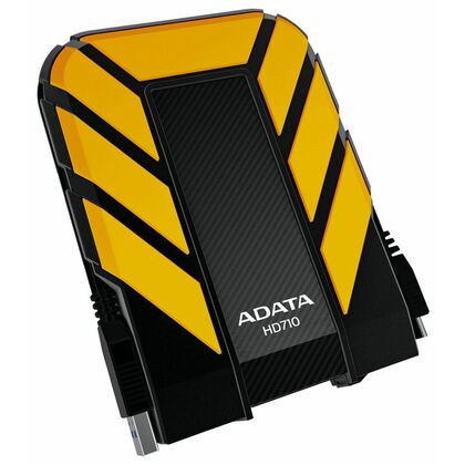 Внешний жесткий диск HDD 2.5" 1Tb AData HD710Pro USB 3.1 Черный с желтым (AHD710P-1TU31-CYL)
