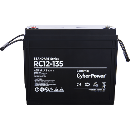 АКБ 12 V 135 Ah CyberPower Standart series, (RC 12-135) для использования в ЦОД и системах связи.
