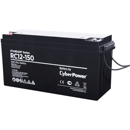 АКБ 12 V 150 Ah CyberPower Standart series, (RC 12-150) для использования в ЦОД и системах связи.