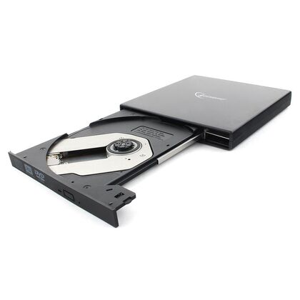 Внешний оптический дисковод Gembird DVD-USB-02 Черный