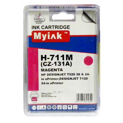 Картридж (711) HP Designjet T120/ 520 CZ131A, Magenta, MyInk