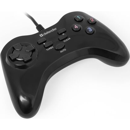 Геймпад проводной Defender Game Master G2 10 кнопок, PC, черный (64258)