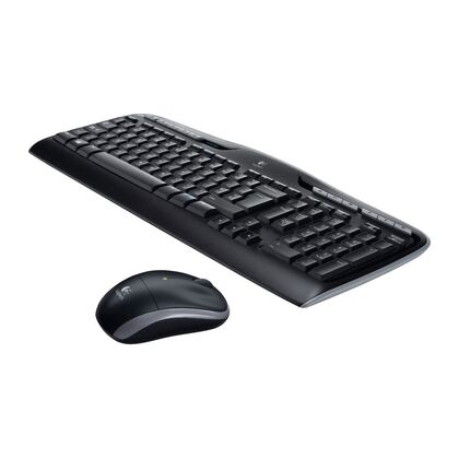 Купить Комплект (клавиатура +мышь) Logitech MK330 беспроводной, мультимедийный, USB, черный (920-003995) в Симферополе, Севастополе, Крыму