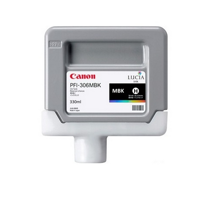 Картридж Canon PFI-306MBK (matte black) 330 мл [для imagePROGRAF iPF8400, iPF8400S, iPF8400SE, iPF9400, iPF9400S] (6656B001)