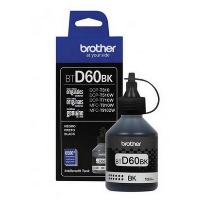 Чернила Brother BTD60BK Black, 6500 страниц (А4) (BTD60BK)