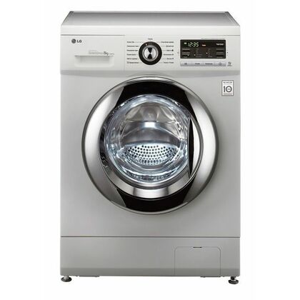Стиральная машина фронтальная LG F1296TD4 серебристый (1200 об/ мин, программ - 13, макс. загрузка - 8, ШxГxВ - 60x55x85 см) Стиральная машина фронтальная LG F1296TD4 серебристый (1200 об/ мин, программ - 13, макс. загрузка - 8, ШxГxВ - 60x55x85 см)