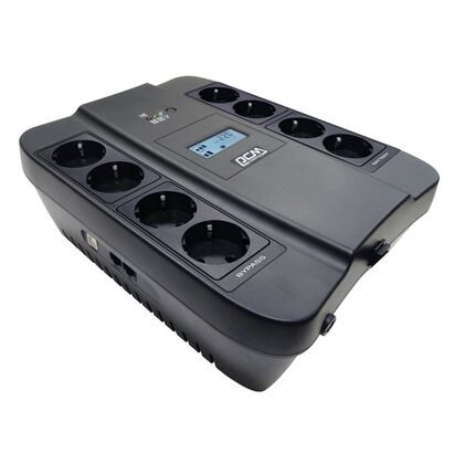 ИБП PowerCom SPIDER 750 ВА/ 450 Вт, 4/ 4*Schuko (Euro), AVR, USB ( Аккумулятор 12 V/ 9,0 Ah*1)