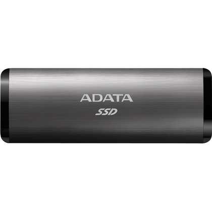 Внешний жесткий диск SSD 256 Gb AData SE760 External USB Type-C Черный с серым (ASE760-256GU32G2-CTI)