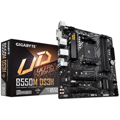 Материнская плата Gigabyte sAM4: B550M DS3H