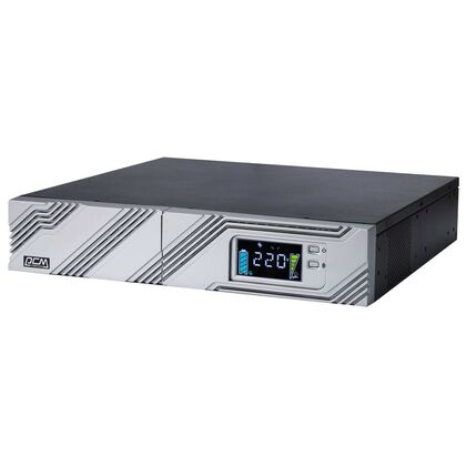 ИБП PowerCom Smart King RT 1000 ВА/ 900 Вт, 8*IEC 320 C13 (компьютерный), AVR, RS-232, USB ( Аккумулятор 12 V/ 9,0 Ah*2)