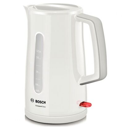 Чайник электрический Bosch TWK3A011 белый (2400 Вт, объем - 1.7 л, корпус: пластиковый)