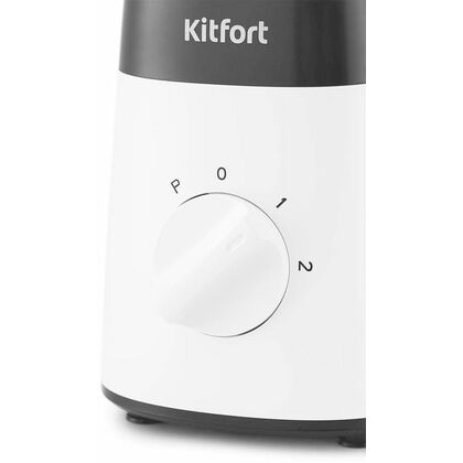 Блендер стационарный Kitfort КТ-1381 белый/ черный (500 Вт, объем - 1500 мл, скоростей - 2)