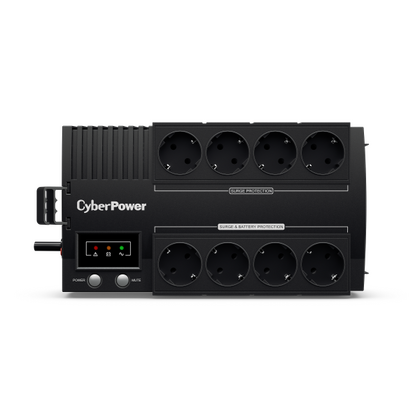 ИБП CyberPower BS650E 650 ВА/ 390 Вт, 8*Schuko (Euro), AVR, USB ( Аккумулятор 12 V/ 4,5 Ah*1)