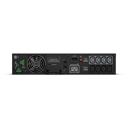 ИБП CyberPower OL2000ERTXL2U 2000 ВА/ 1800 Вт, 9*IEC 320 C13/ IEC 320 C19, AVR, RS-232, USB ( Аккумулятор 12 V/ 9,0 Ah*6)