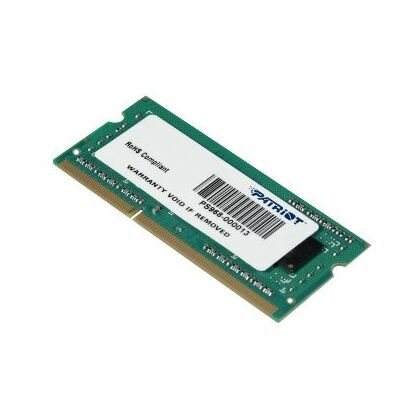 Модуль памяти SO-DIMM DDR3-1600МГц 4Гб  Patriot Memory CL11 1.5 В (PSD34G160081S)