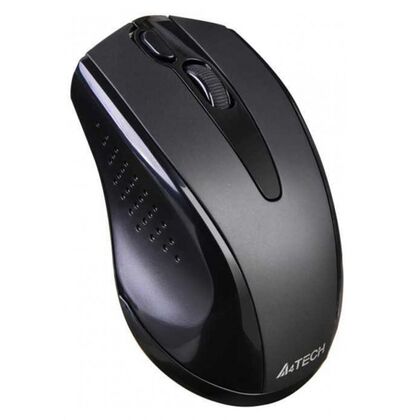 Мышь A4Tech G9-500FS оптическая, беспроводная, USB, офисная, бесшумный клик, черный (G9-500FS)