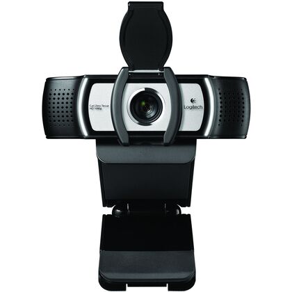 Web-камера Logitech C930e 3 Мп, с микрофоном, черный/ серебристый (960-000972)
