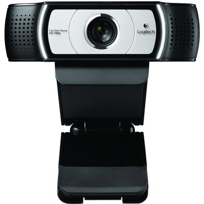 Web-камера Logitech C930e 3 Мп, с микрофоном, черный/ серебристый (960-000972)