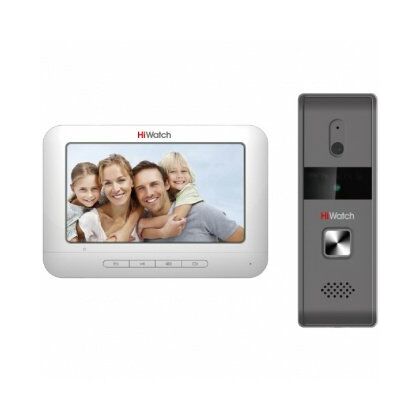 Комплект видеодомофона HiWatch 7-дюймовый, аналоговый (DS-D100K)